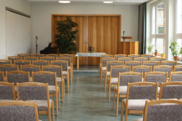 Gottesdienst Saal